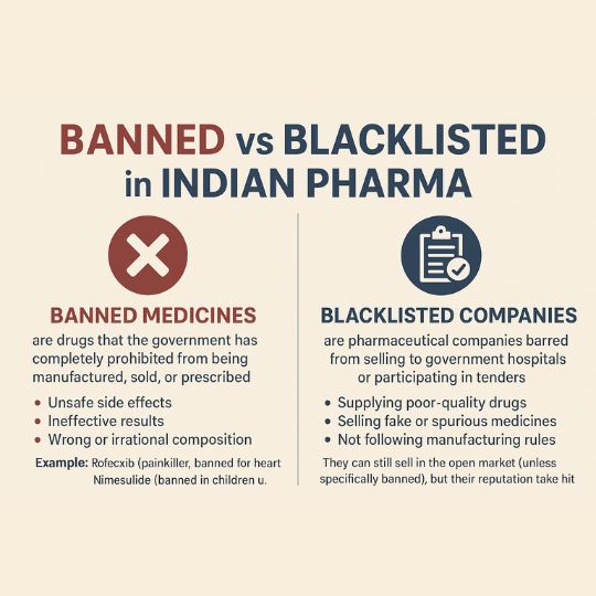 Blacklisted products in PCD Pharma Franchise Products List