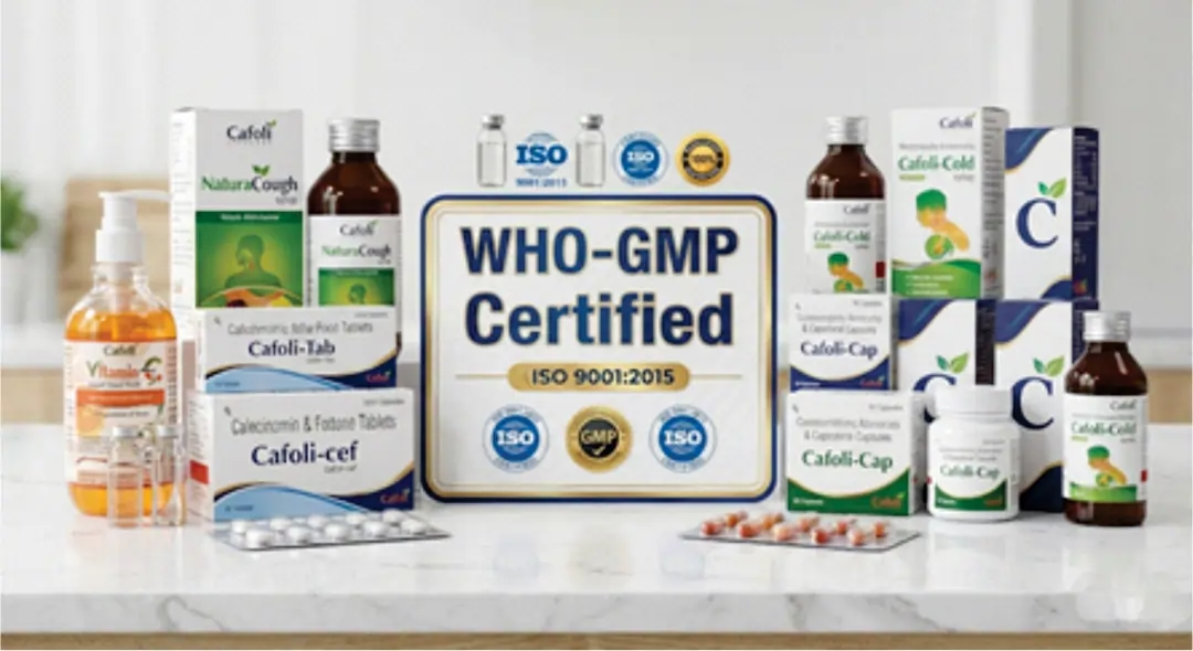 Cafoli WHO-GMP Certified Pharma Manufacturing Unit